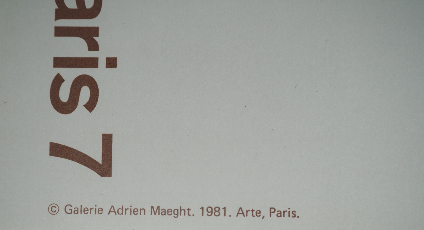 Hervé TELEMAQUE : V comme ... - Affiche originale
