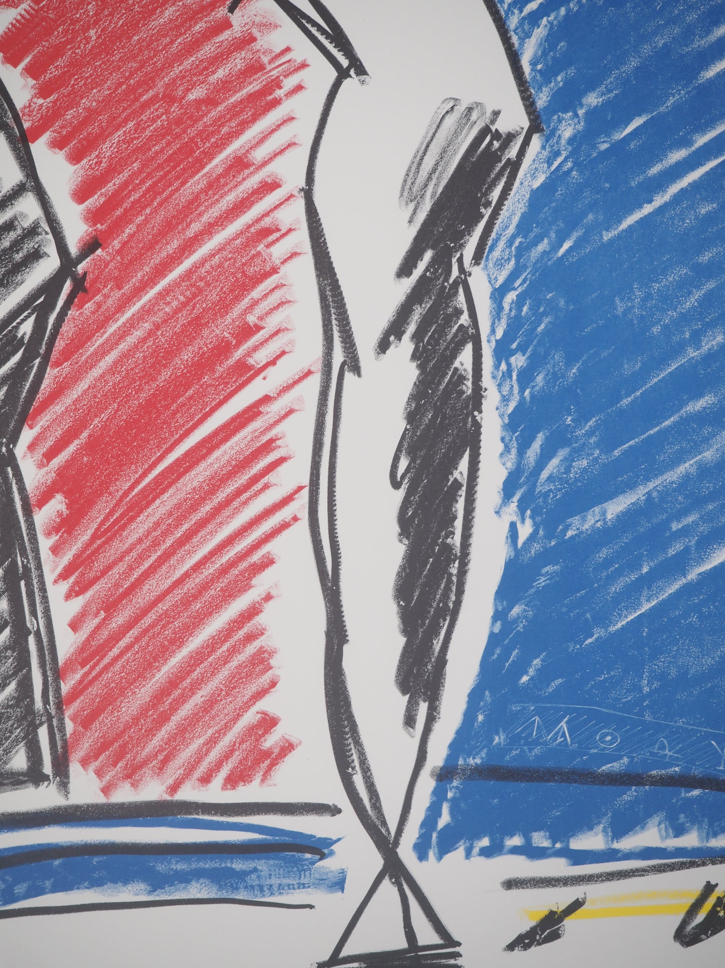 Aki KURODA : Femme en soirée - Lithographie originale signée