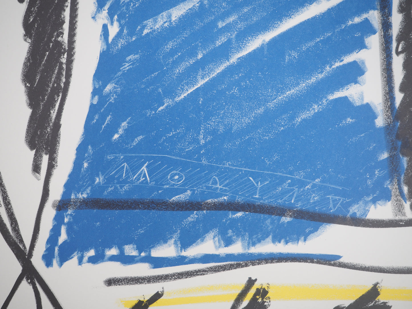Aki KURODA : Femme en soirée - Lithographie originale signée