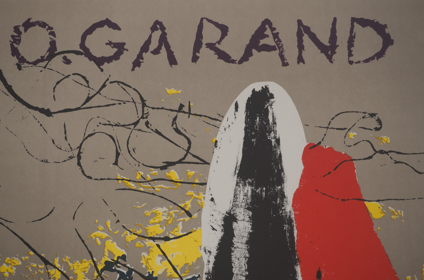 Olivier GARAND : Exposition 1984 - Lithographie originale signée