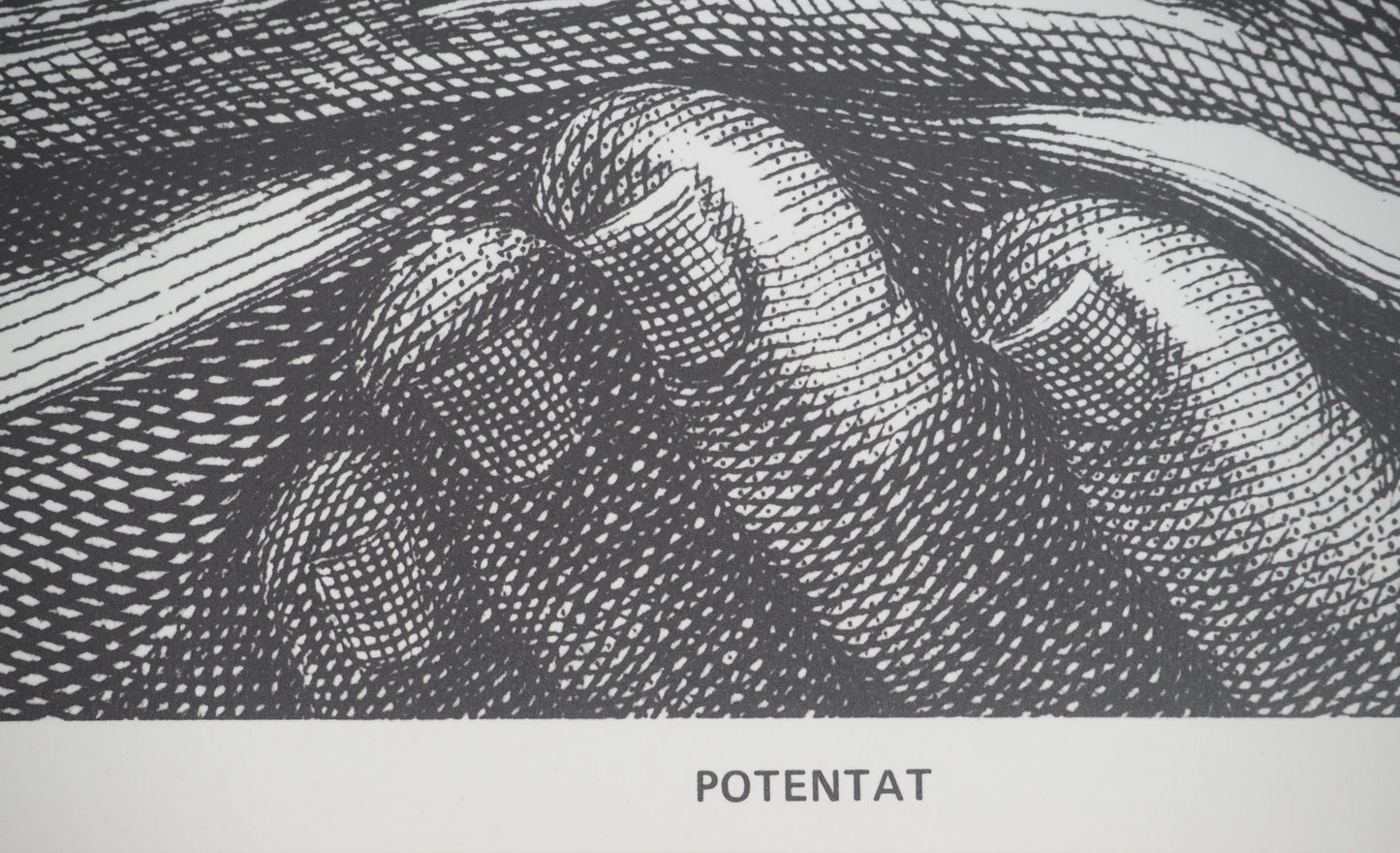 Alain LE YAOUANC : Potentat - Affiche originale