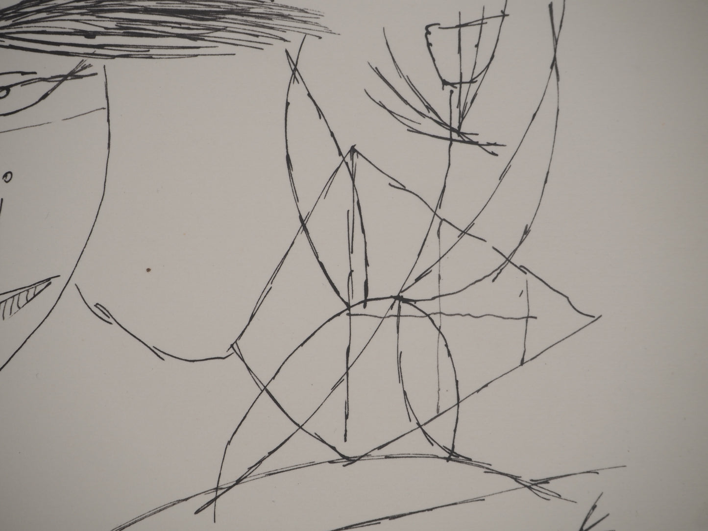 Guillaume CORNEILLE : Femme nue - Lithographie signée