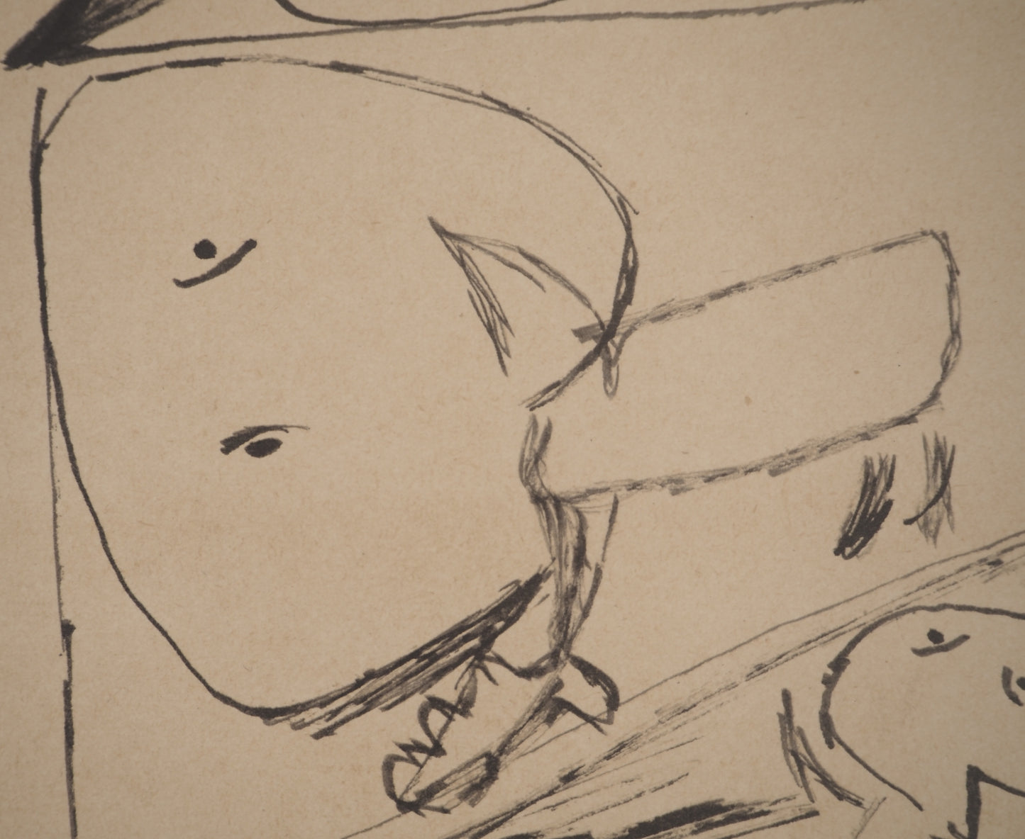Guillaume CORNEILLE : Le soleil dans la maison - Lithographie signée
