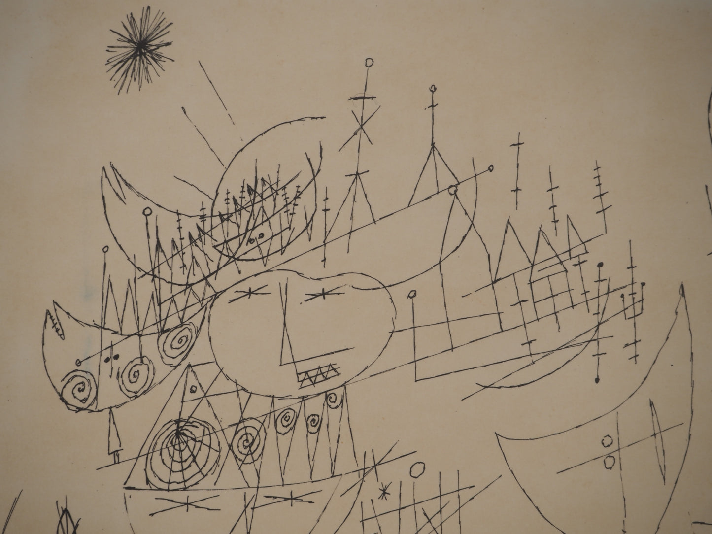 Guillaume CORNEILLE : La fête au port - Lithographie signée