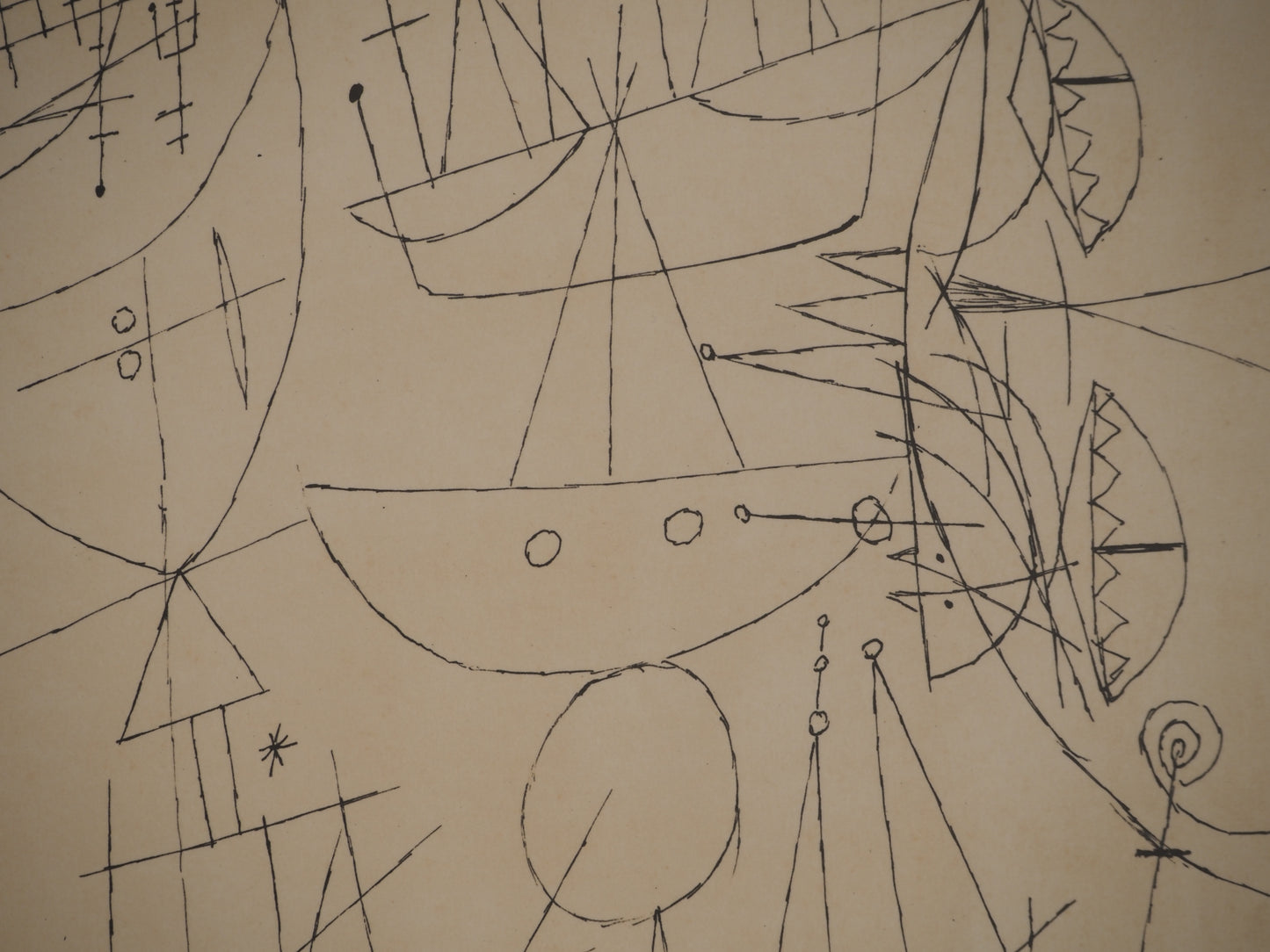 Guillaume CORNEILLE : La fête au port - Lithographie signée