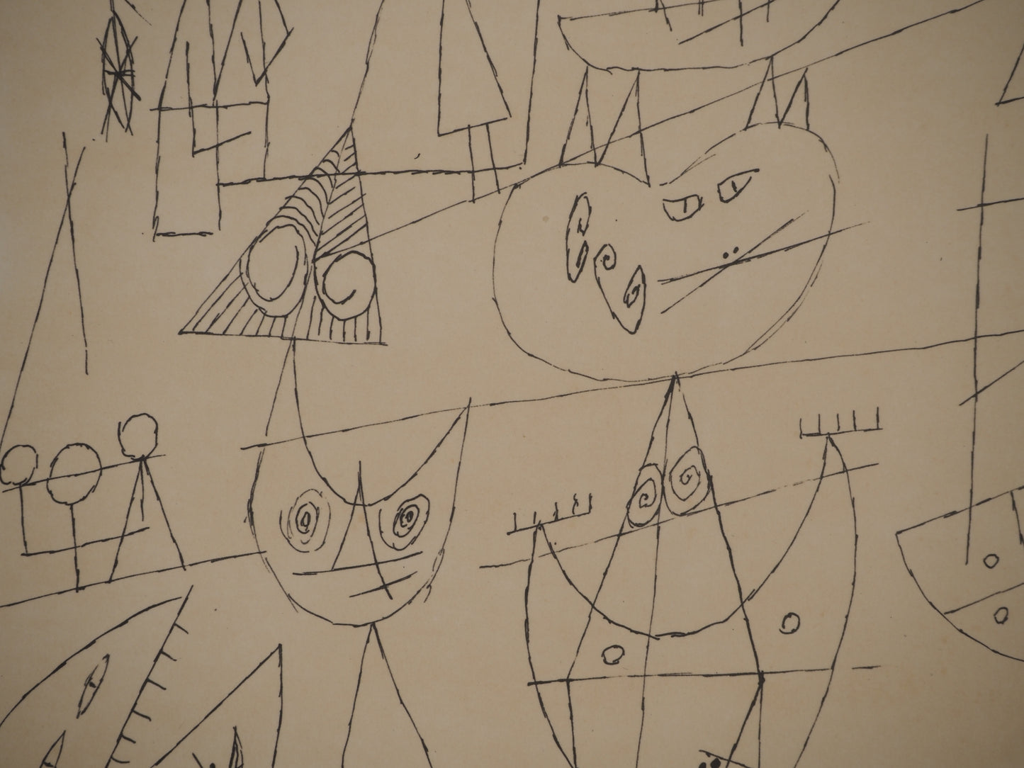Guillaume CORNEILLE : La fête au port - Lithographie signée