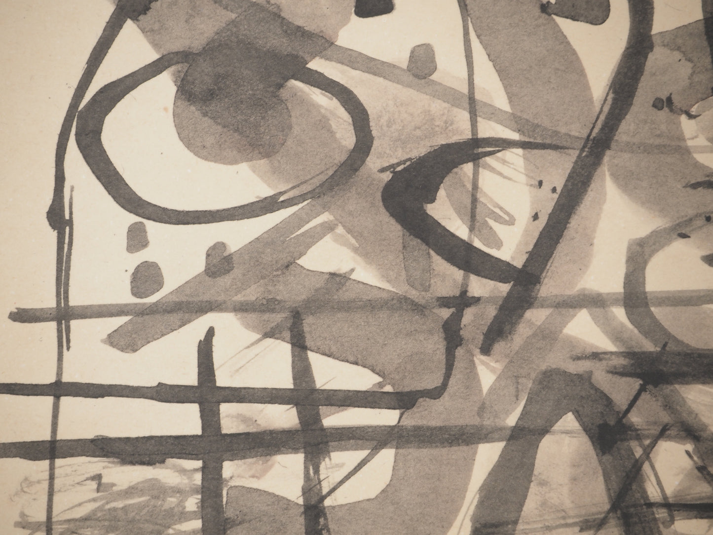 Guillaume CORNEILLE : Le cavalier - Lithographie signée