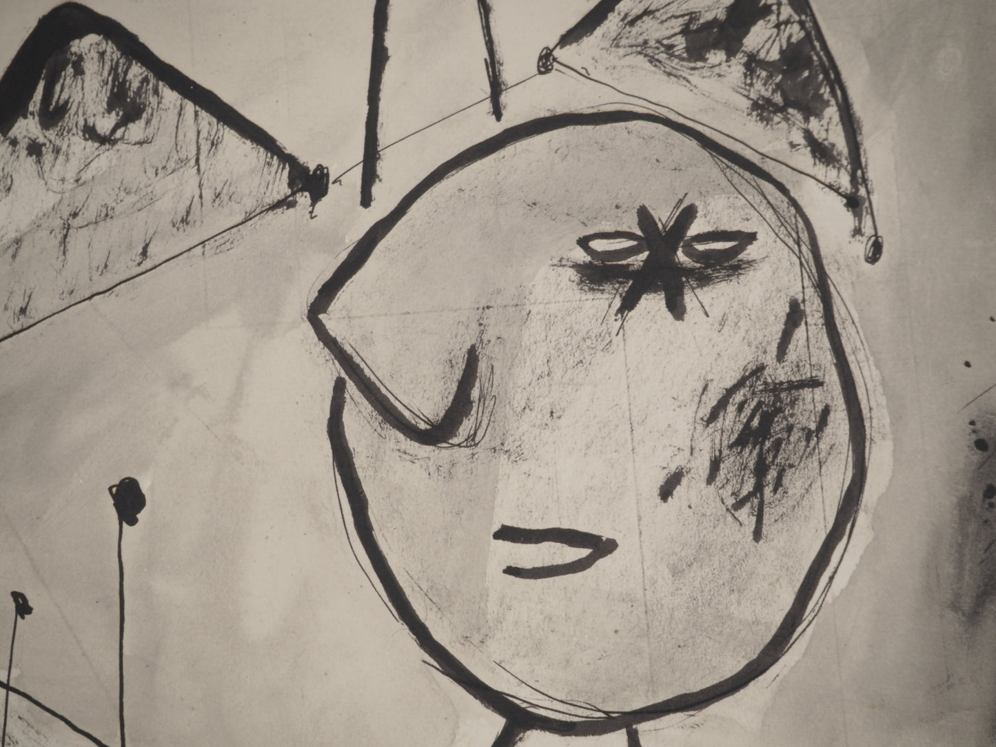 Guillaume CORNEILLE : Le voyageur - Lithographie signée