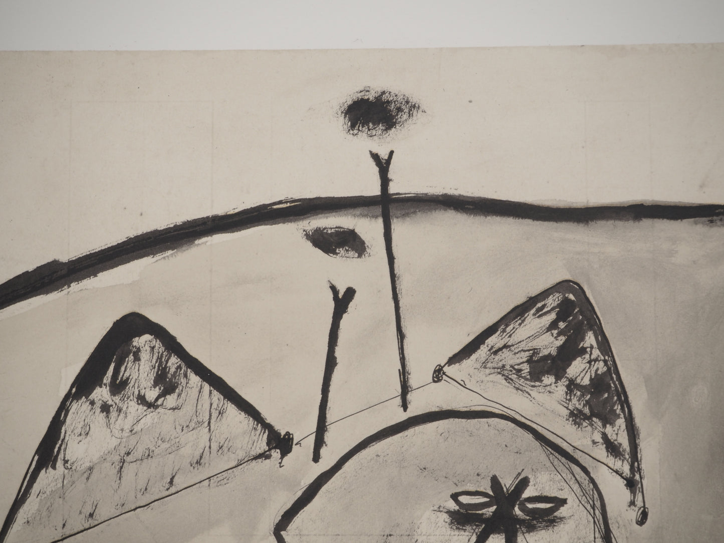Guillaume CORNEILLE : Le voyageur - Lithographie signée