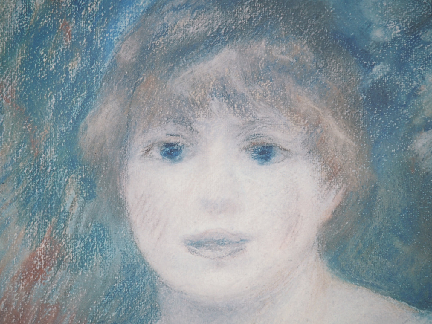 Pierre Auguste RENOIR : Portrait de Jeanne Samary - Lithographie signée