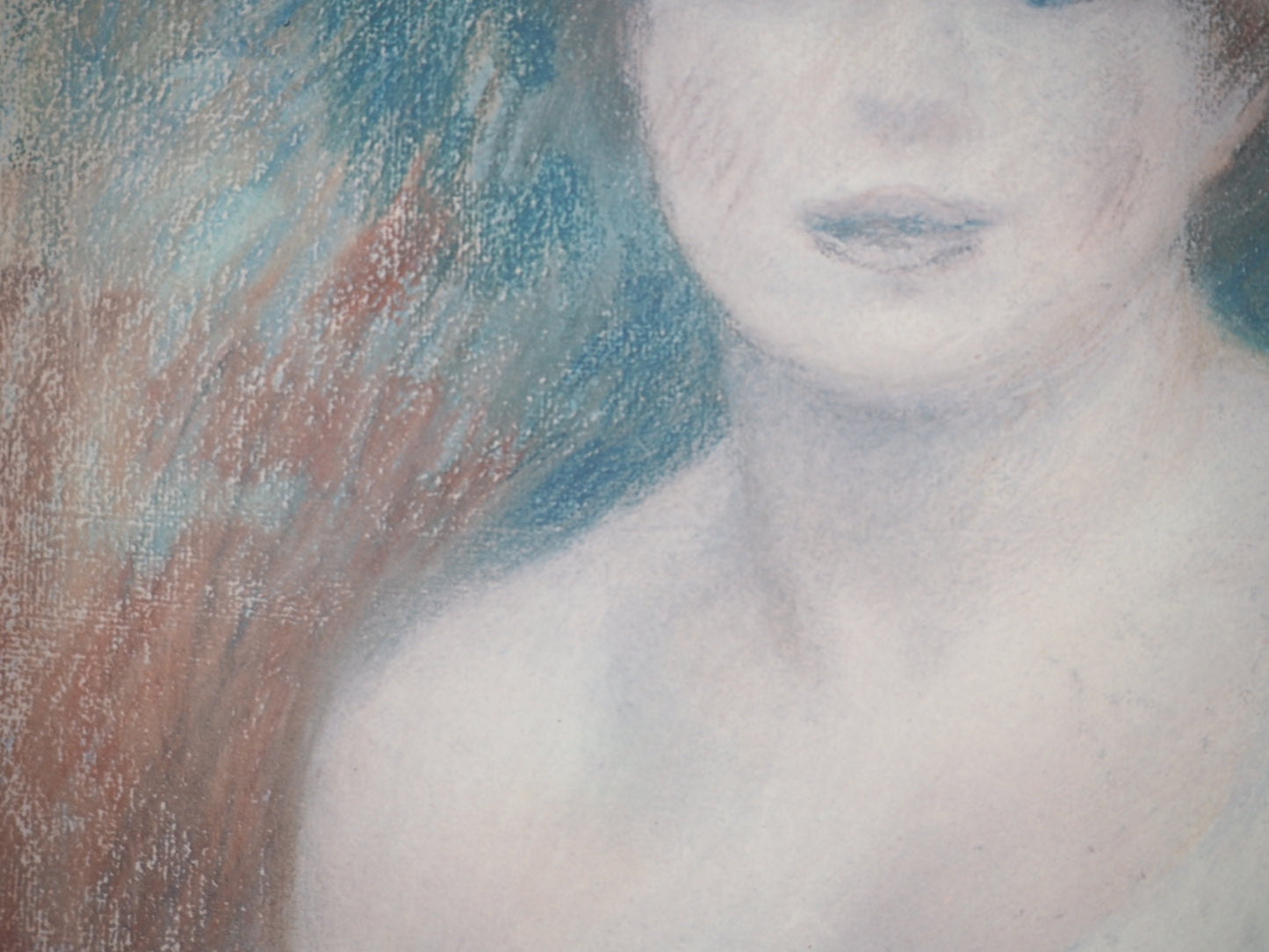 Pierre Auguste RENOIR : Portrait de Jeanne Samary - Lithographie signée