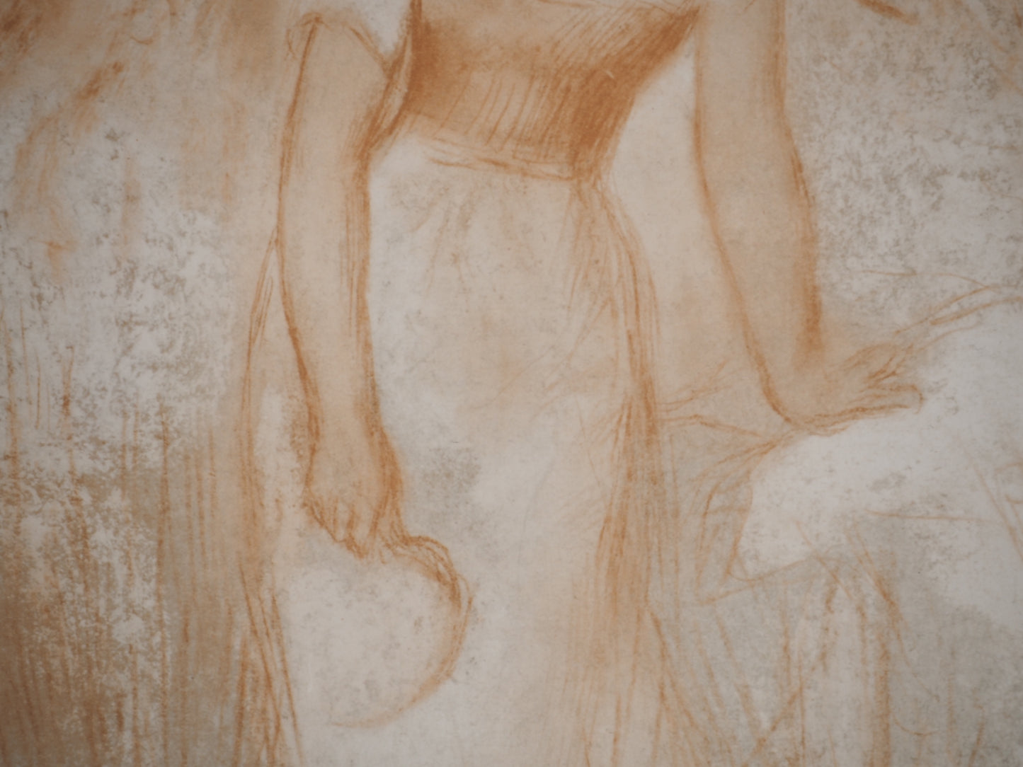 Pierre Auguste RENOIR : Femme durant la moisson - Lithographie signée