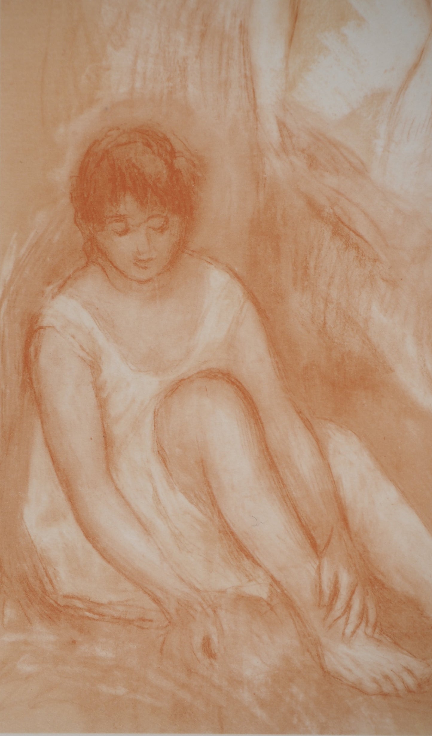 Pierre Auguste RENOIR : La Baignade - Lithographie