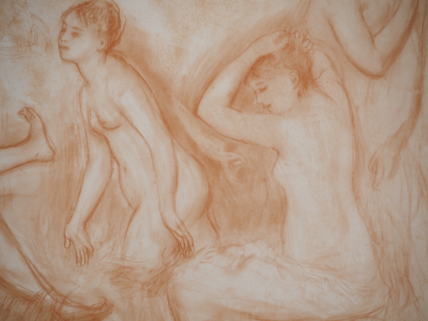 Pierre Auguste RENOIR : La Baignade - Lithographie