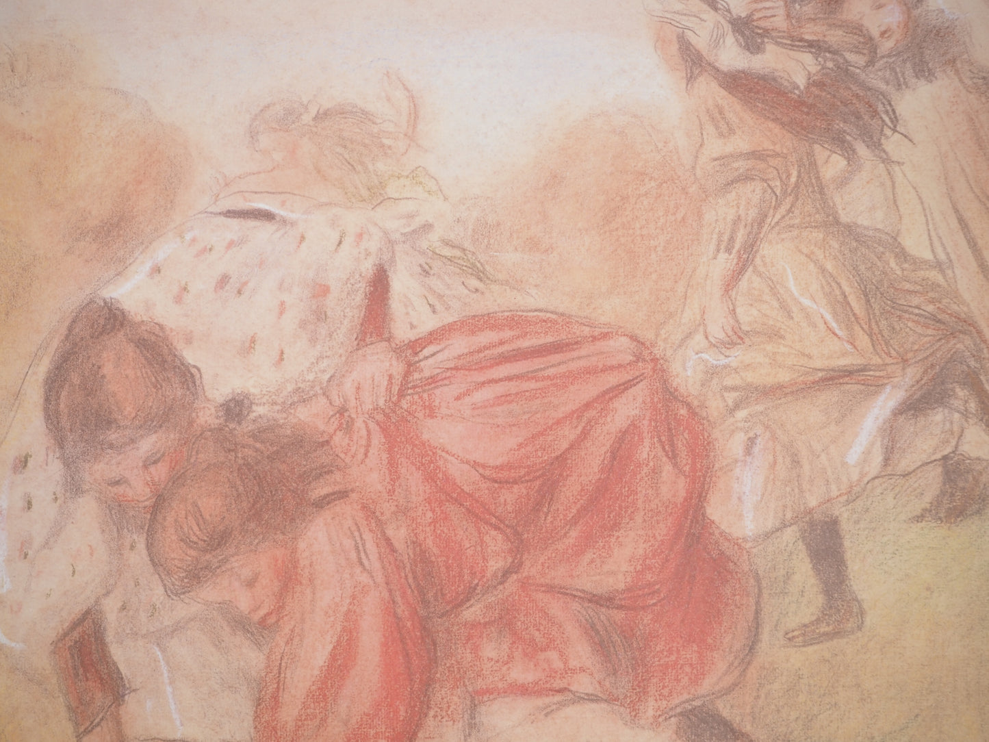 Pierre Auguste RENOIR : Jeunes filles jouant à la balle - Lithographie