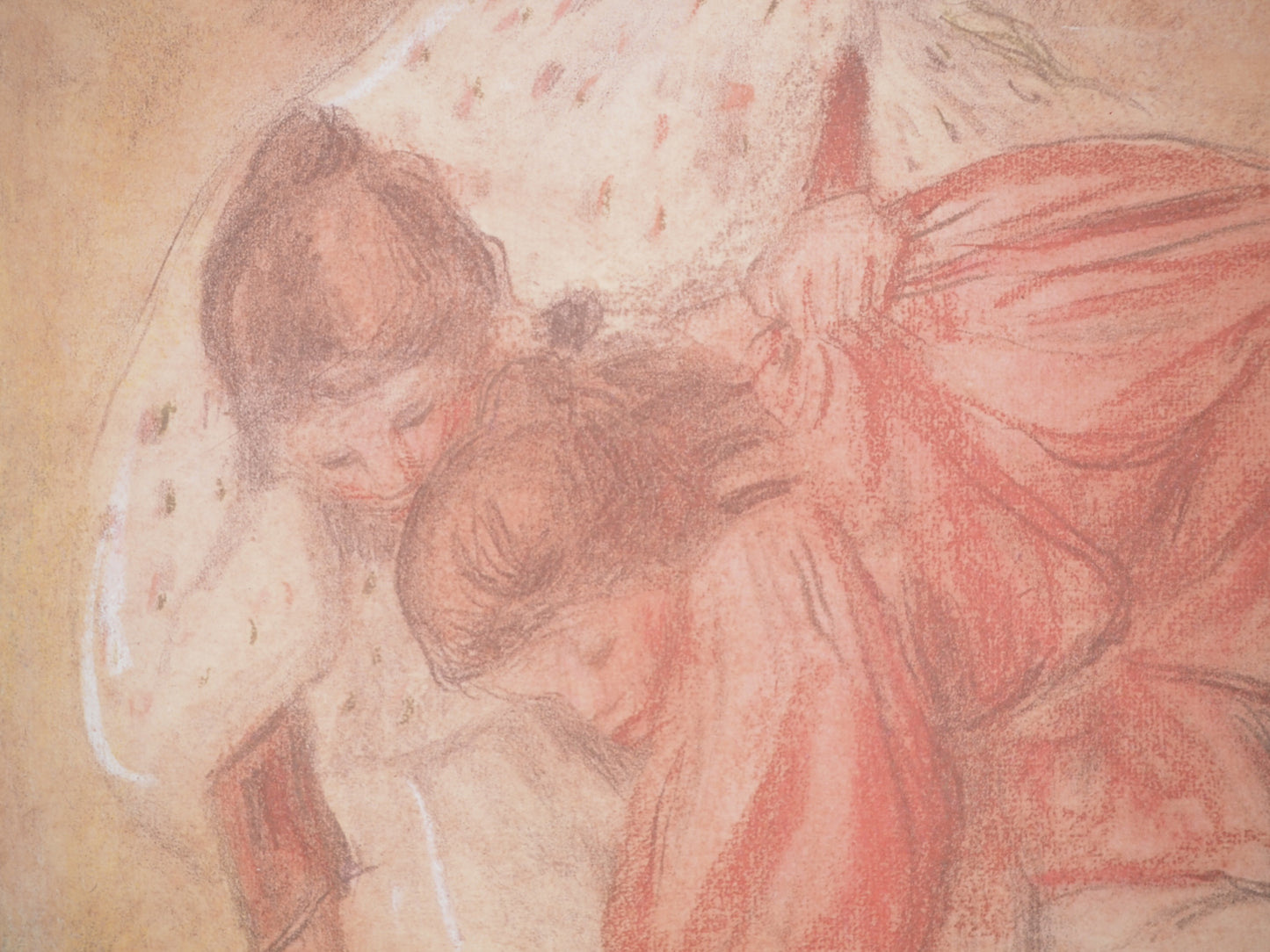 Pierre Auguste RENOIR : Jeunes filles jouant à la balle - Lithographie