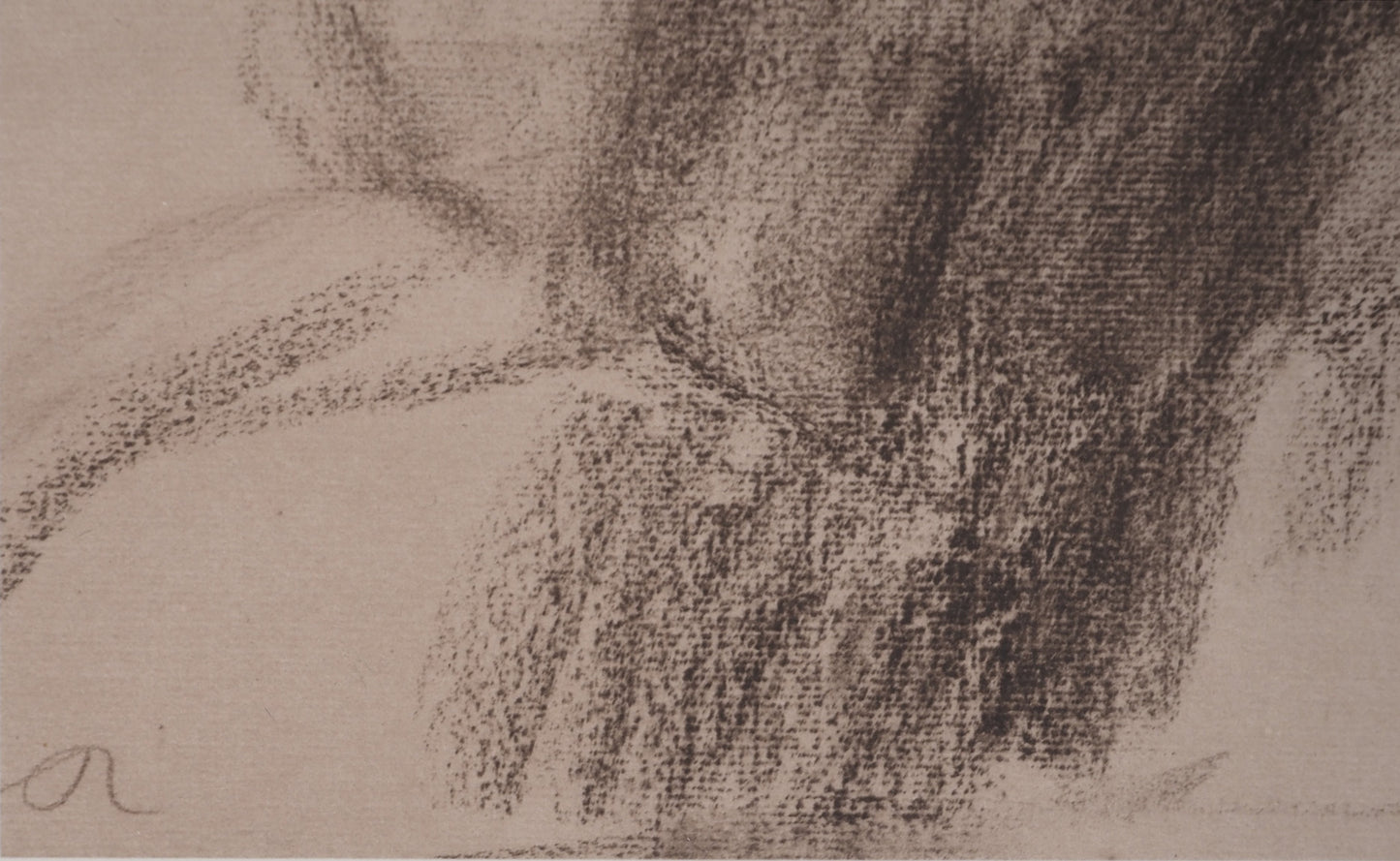 Pierre Auguste RENOIR : Conversation entre amies - Lithographie signée