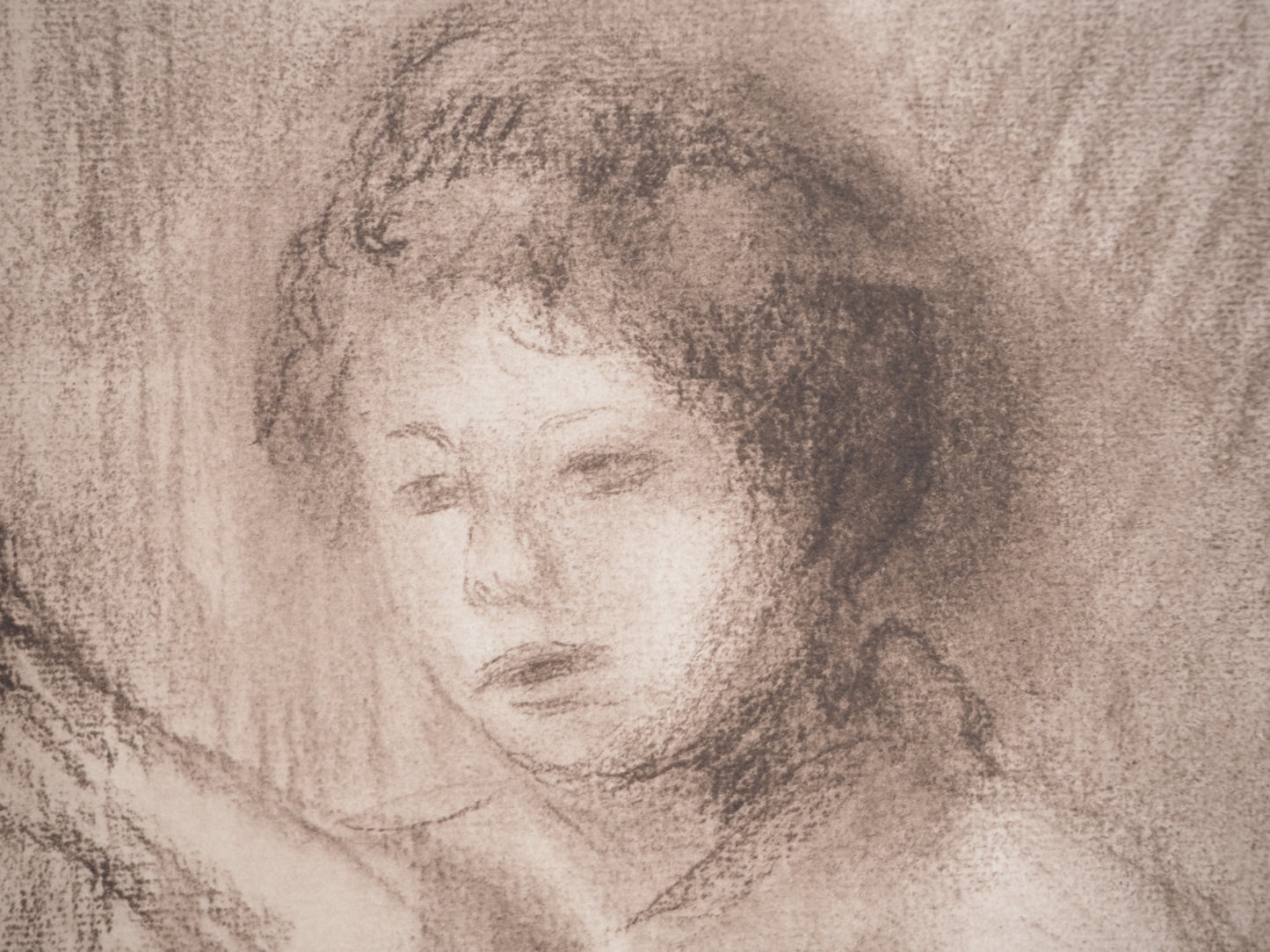 Pierre Auguste RENOIR : Conversation entre amies - Lithographie signée