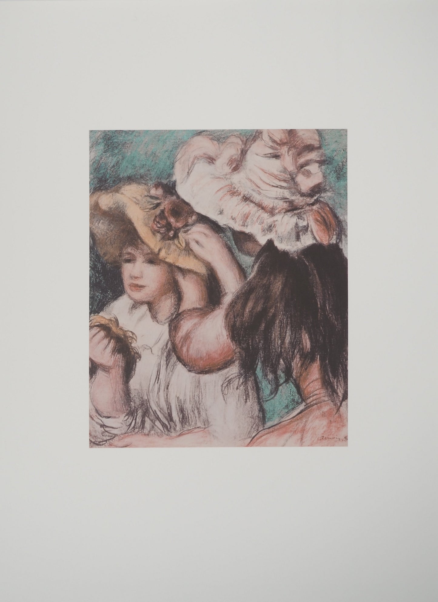 Pierre Auguste RENOIR : Le Chapeau épinglé - Lithographie signée