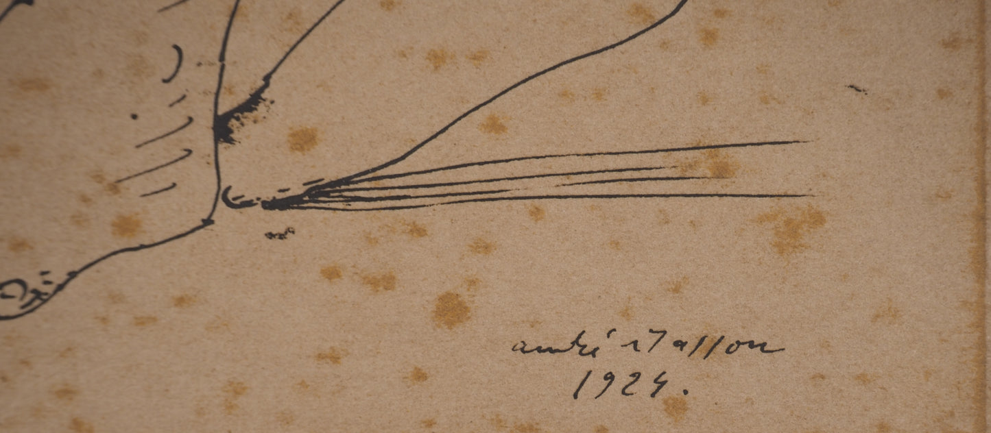 André MASSON : Dessin Automatique - Lithographie signée