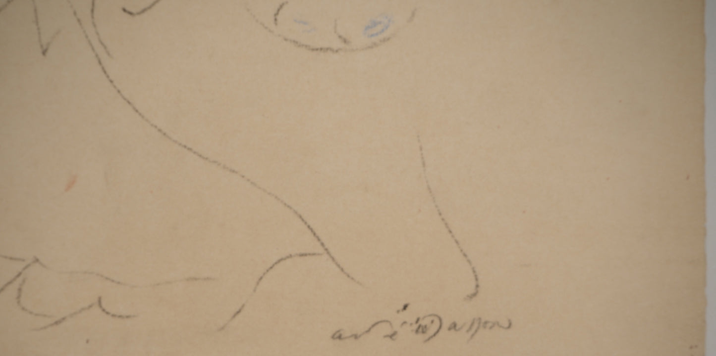 André MASSON : La Honte - Lithographie signée