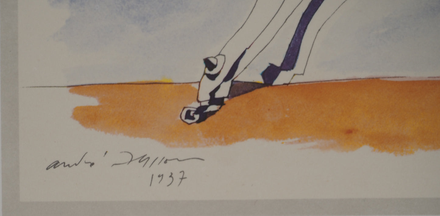 André MASSON : Conversation de meubles - Lithographie signée