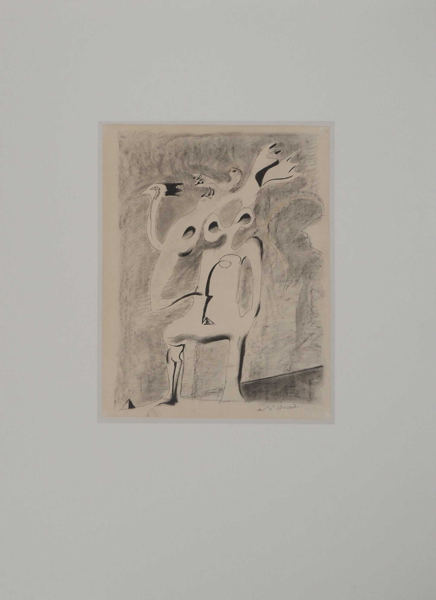 André MASSON : Monument pour un désert - Lithographie signée