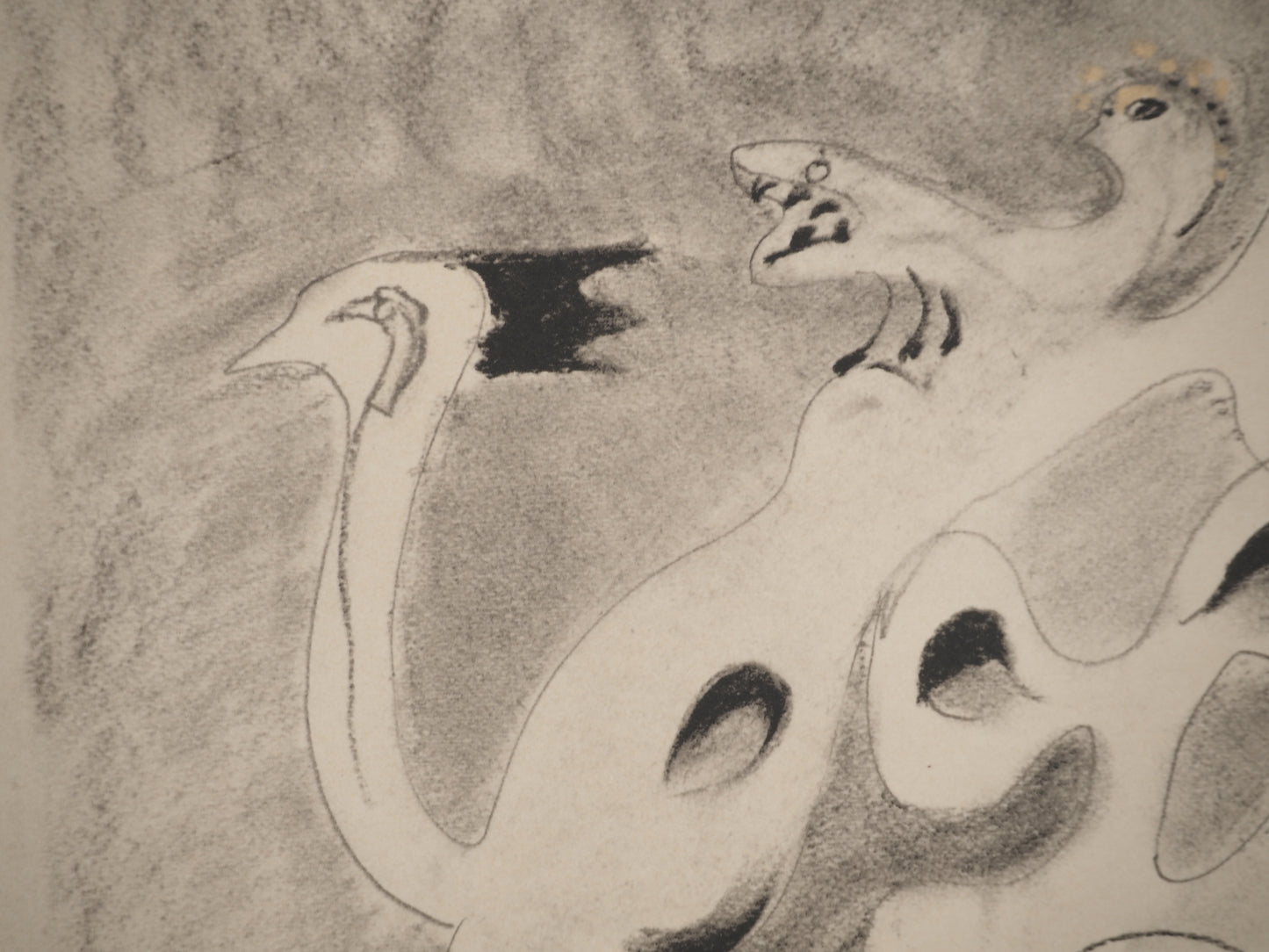 André MASSON : Monument pour un désert - Lithographie signée