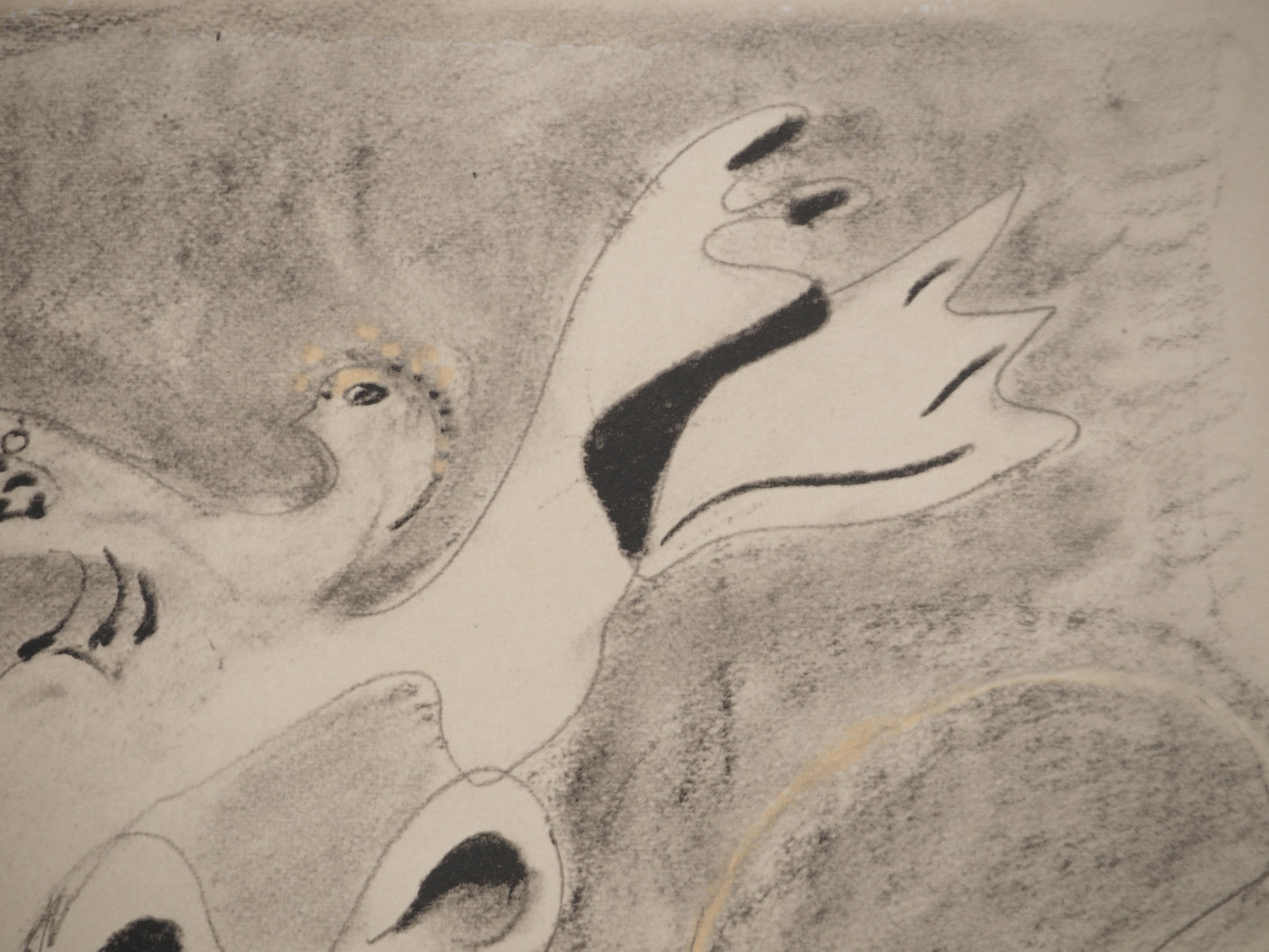 André MASSON : Monument pour un désert - Lithographie signée