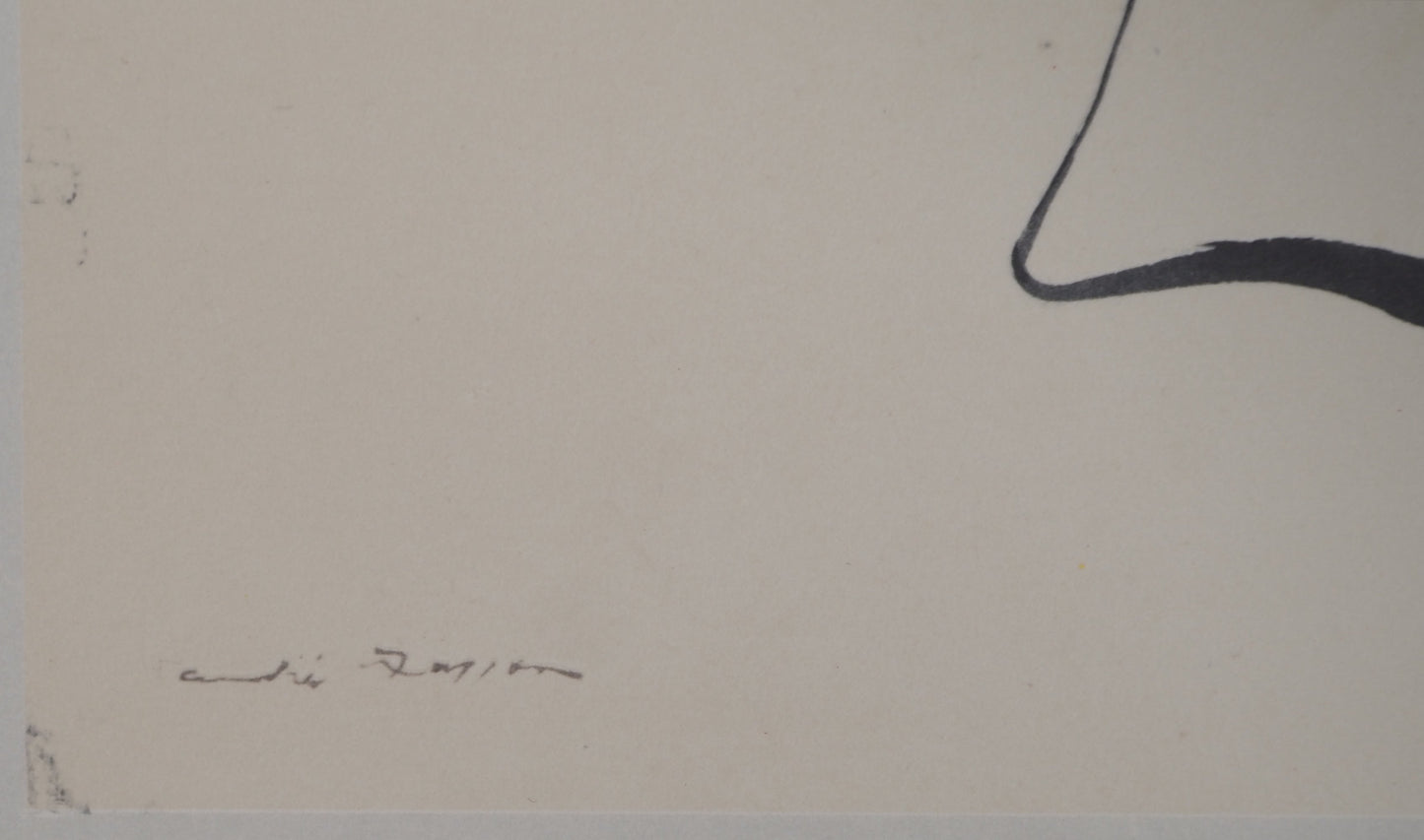André MASSON : Couple amoureux - Lithographie signée