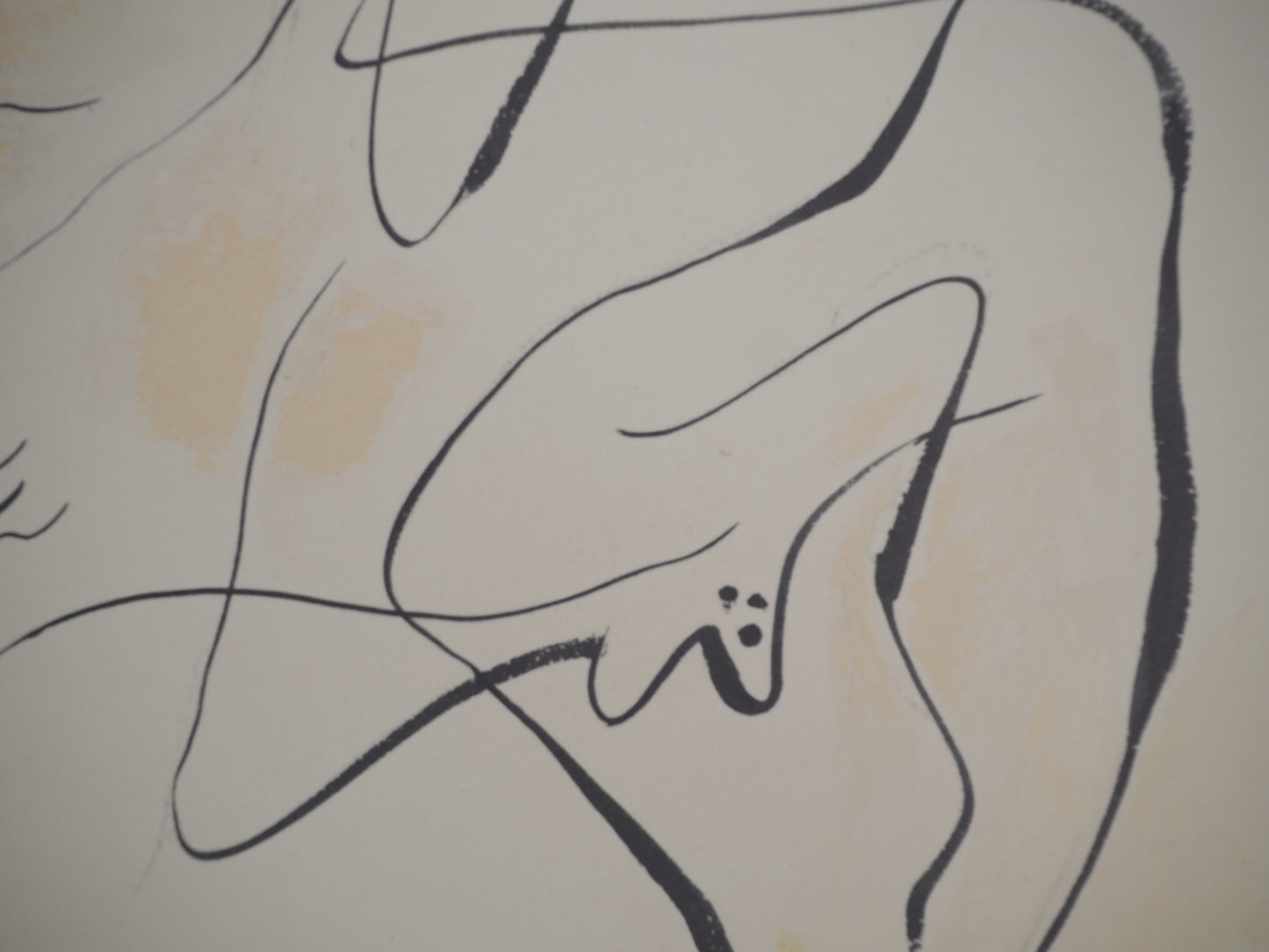 André MASSON : Couple amoureux - Lithographie signée