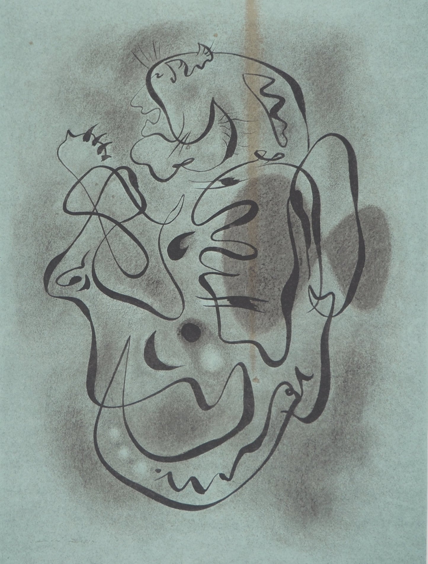 André MASSON : Fauve - Lithographie signée