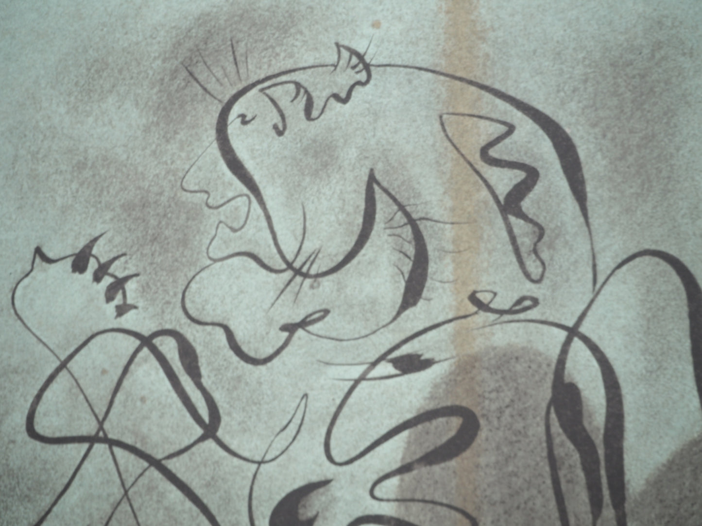 André MASSON : Fauve - Lithographie signée