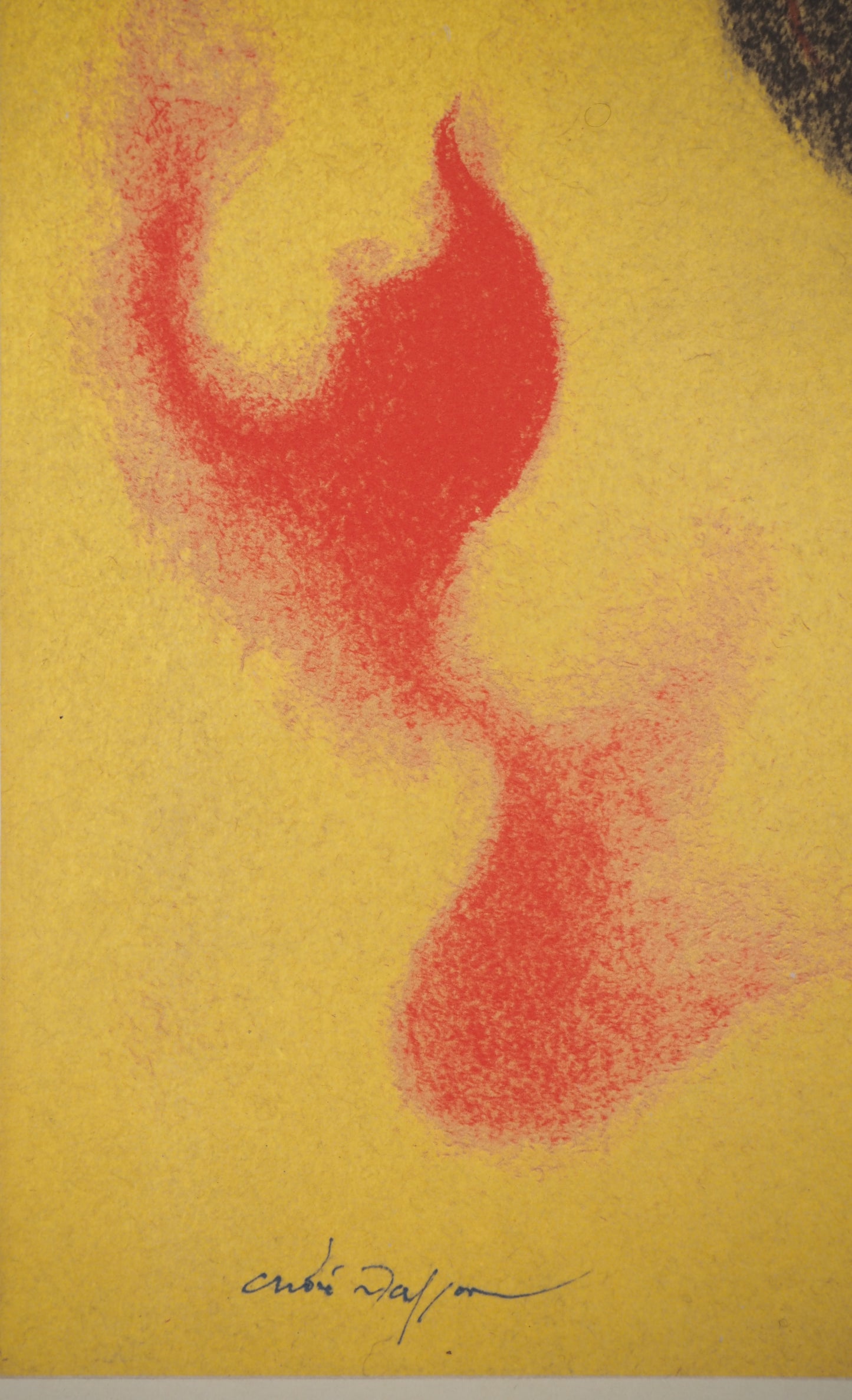André MASSON : Nu au soleil noir - Lithographie signée