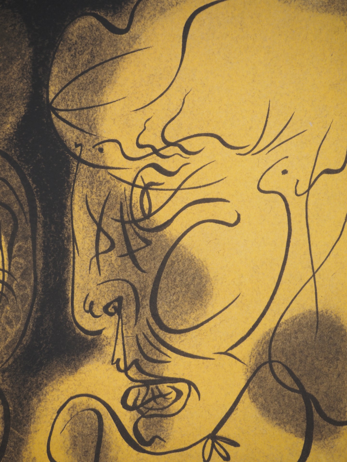 André MASSON : Contemplation de l'abîme - Lithographie signée