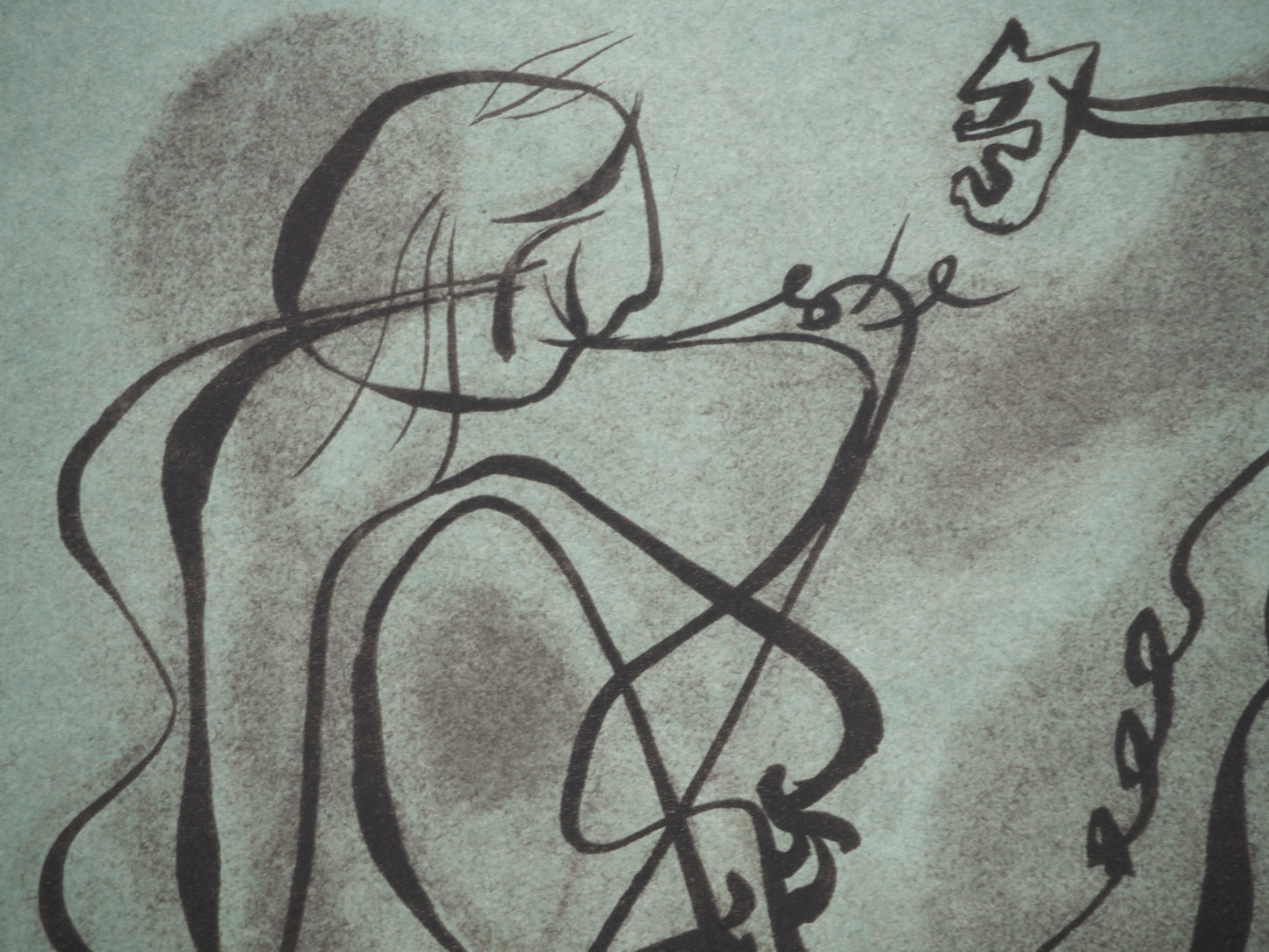 André MASSON : Lunatique - Lithographie signée