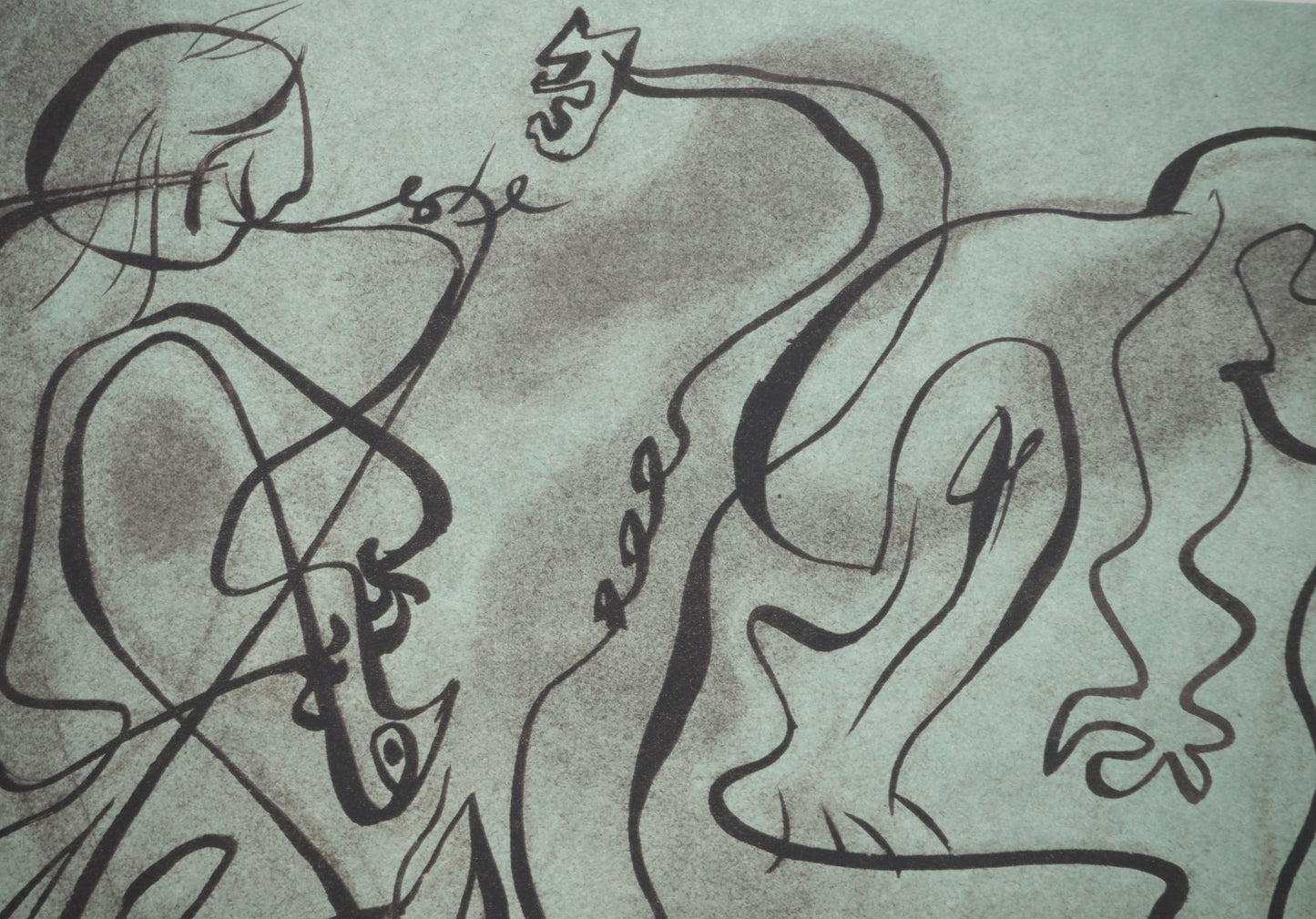 André MASSON : Lunatique - Lithographie signée