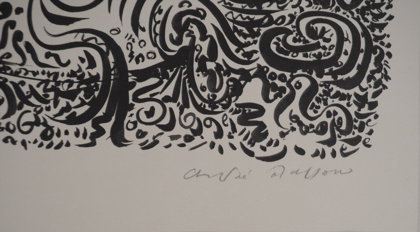André MASSON : Le grain de mil - Lithographie signée