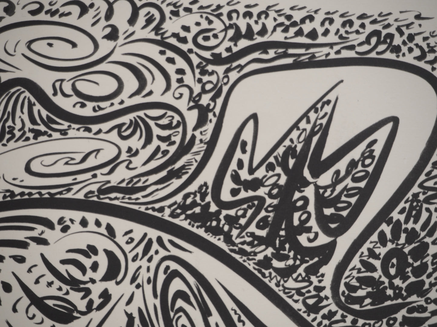 André MASSON : Le grain de mil - Lithographie signée
