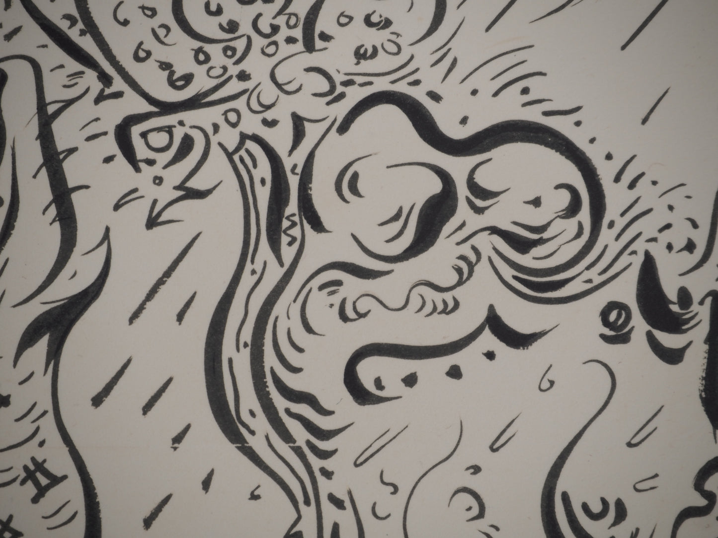 André MASSON : Les vieux souliers - Lithographie signée