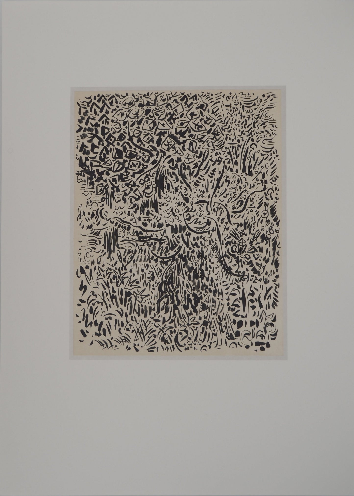 André MASSON : Arbres dans la forêt - Lithographie