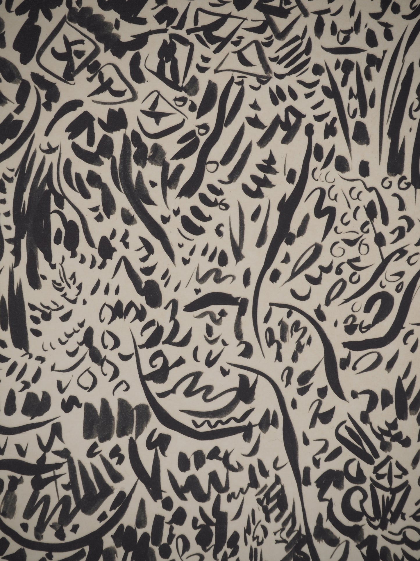 André MASSON : Arbres dans la forêt - Lithographie