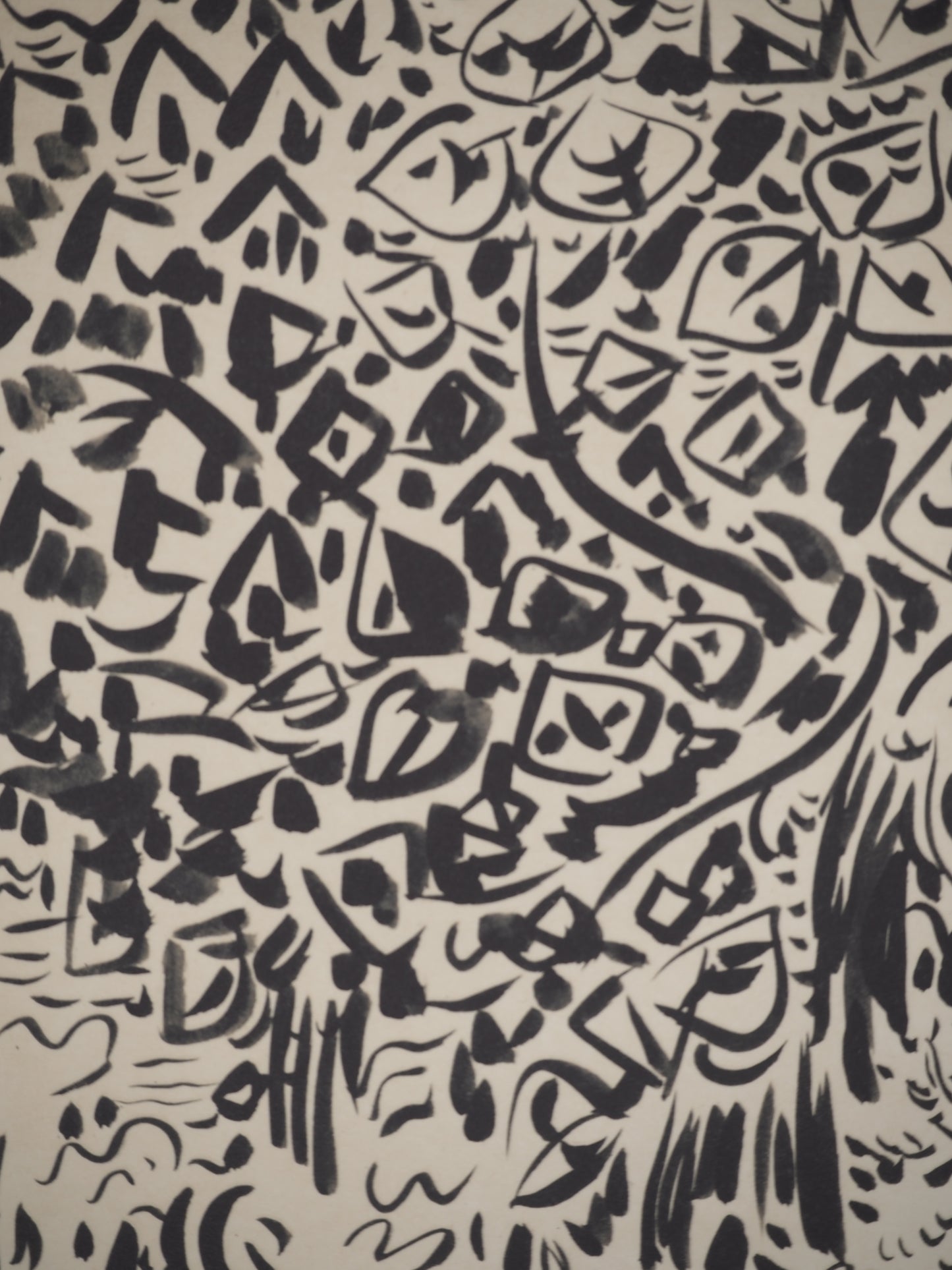 André MASSON : Arbres dans la forêt - Lithographie