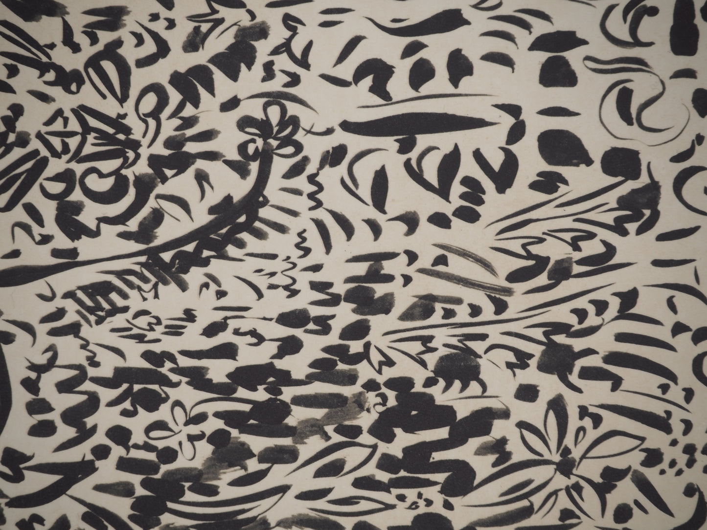 André MASSON : Arbres dans la forêt - Lithographie