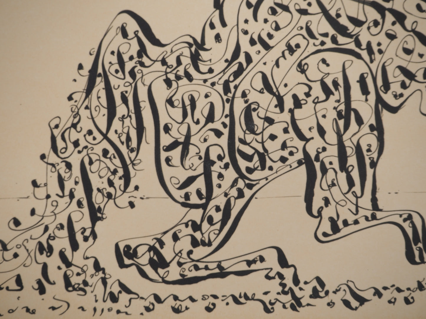 André MASSON : La chimère au serpent - Lithographie signée