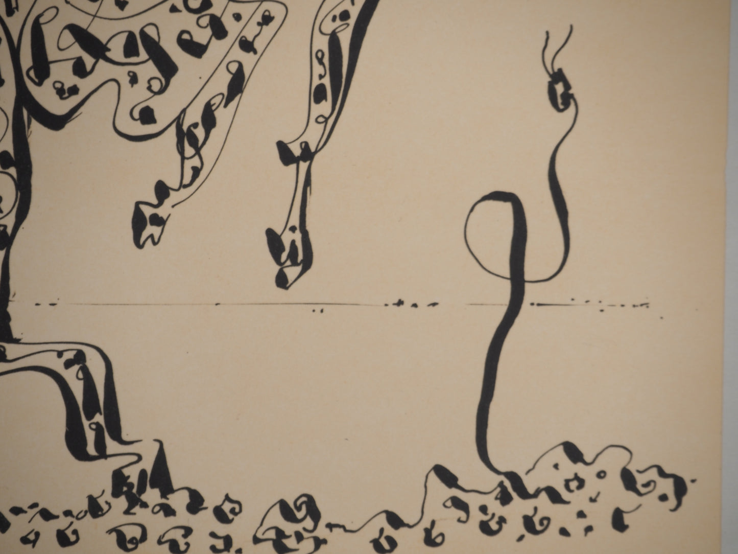 André MASSON : La chimère au serpent - Lithographie signée