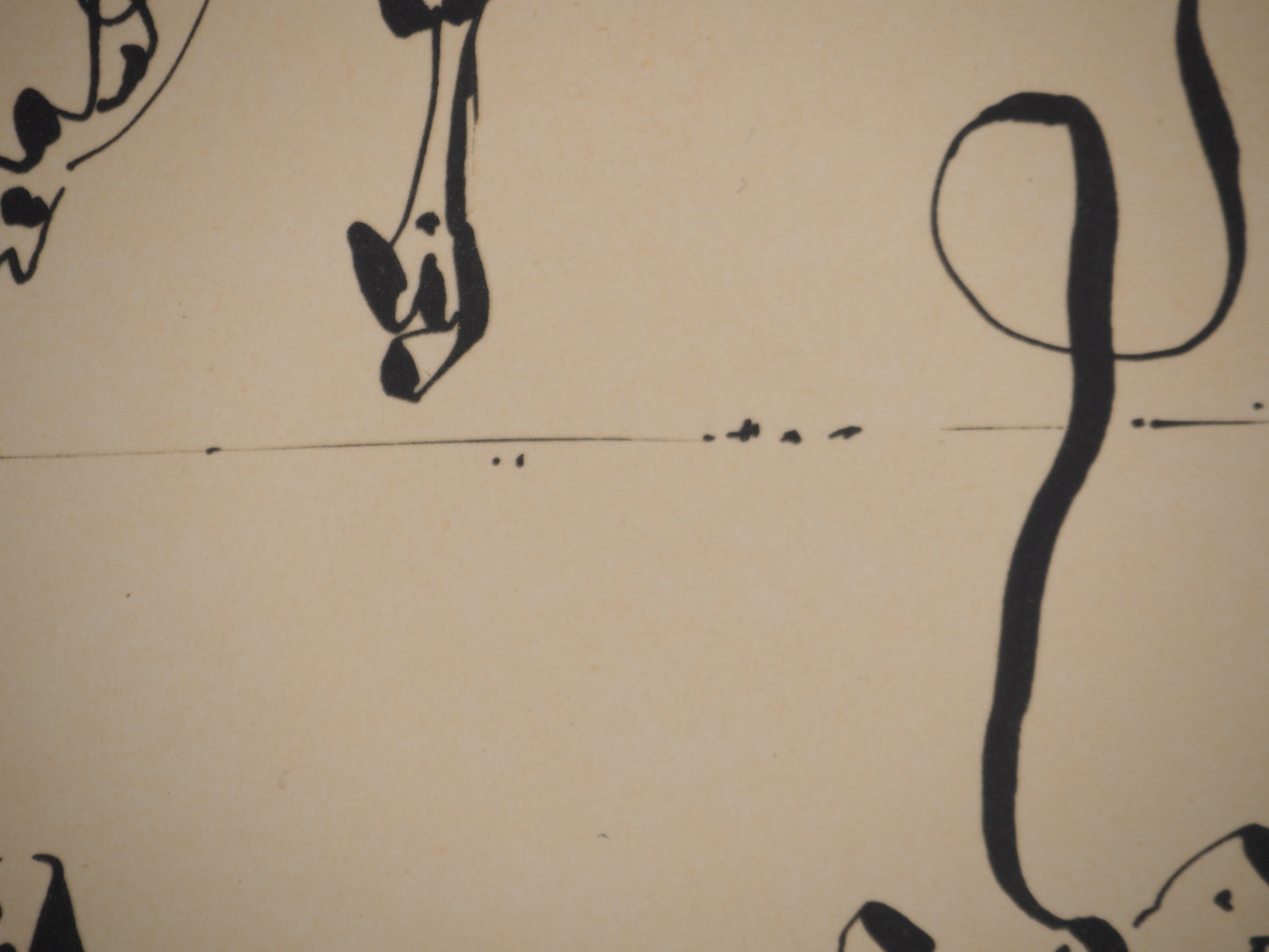 André MASSON : La chimère au serpent - Lithographie signée