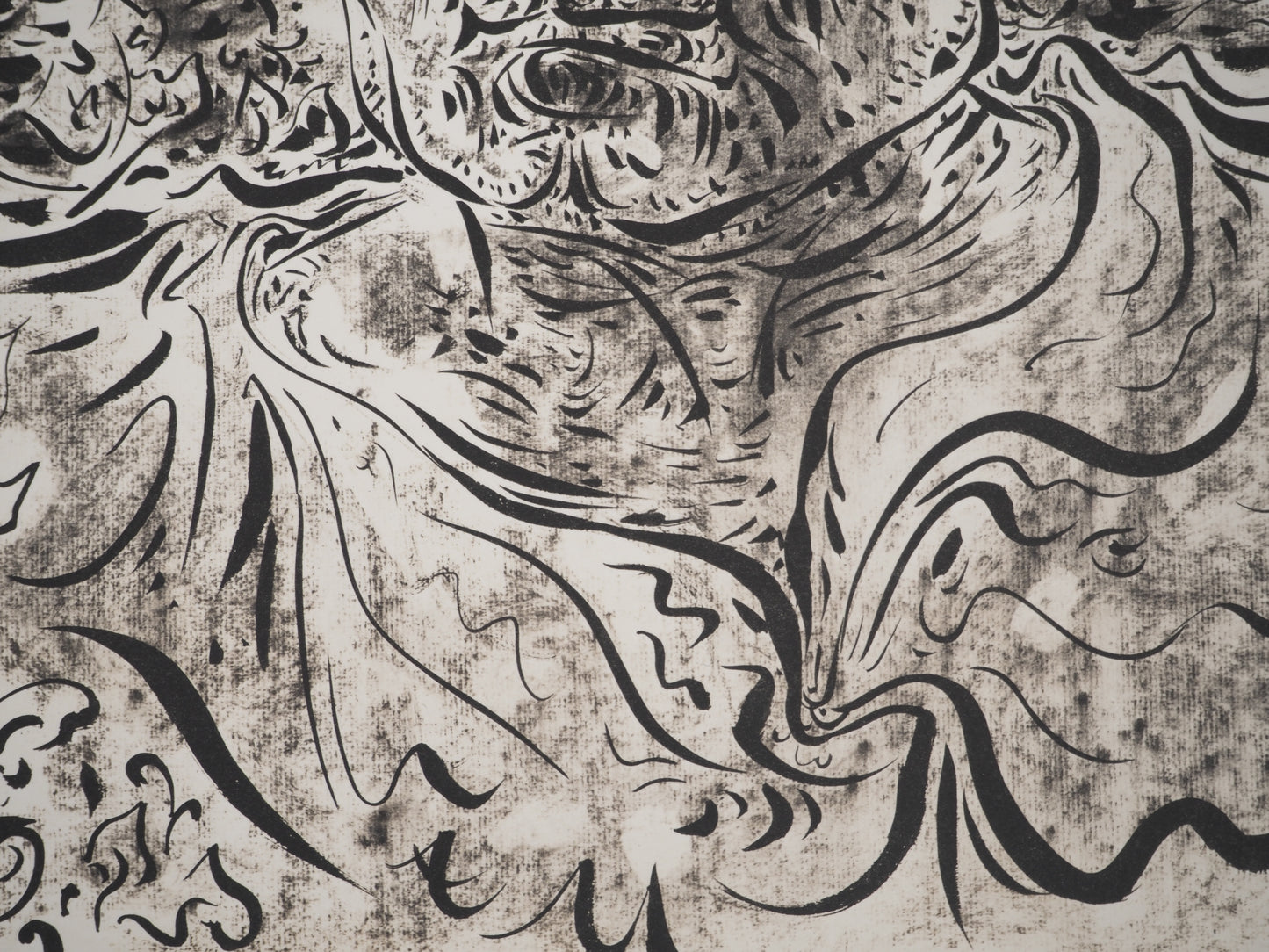 André MASSON : Autoportrait - Lithographie signée
