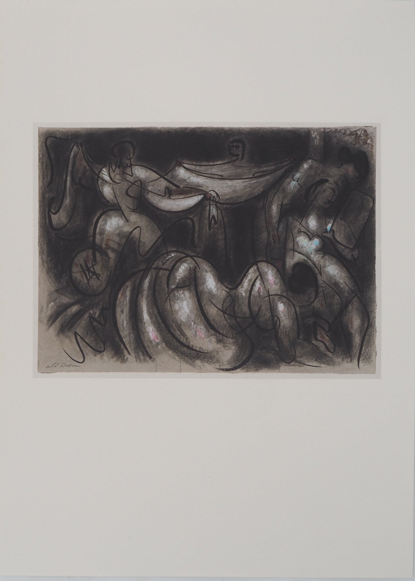 André MASSON : La toilette de la mariée - Lithographie signée