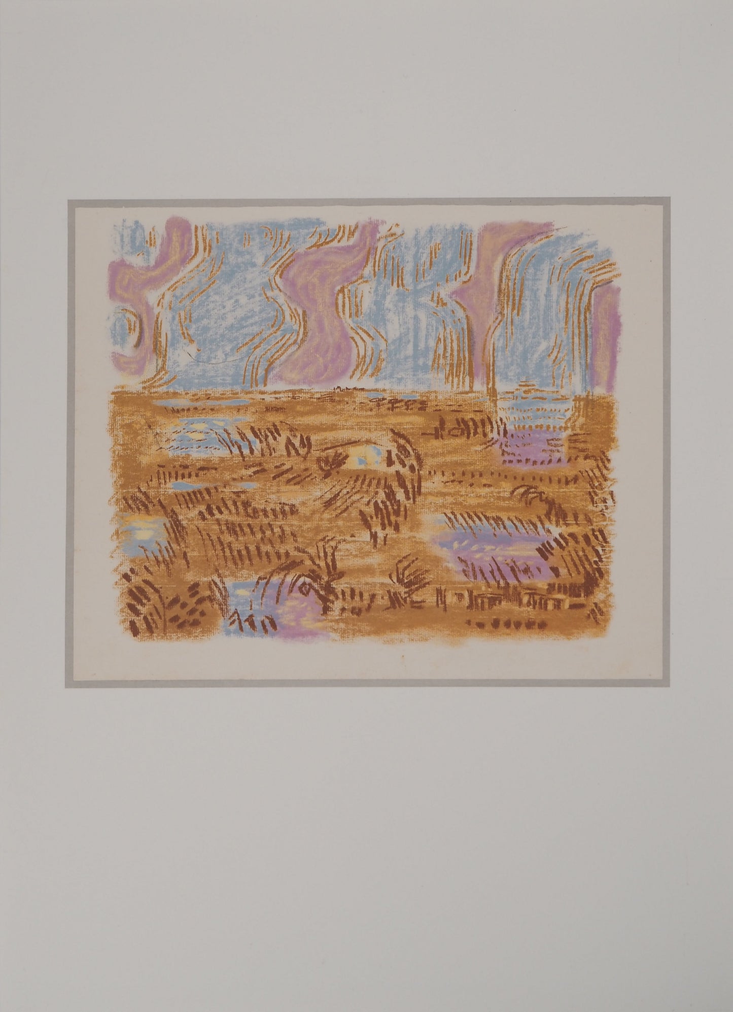 André MASSON : Saintes Maries de la mer - Lithographie